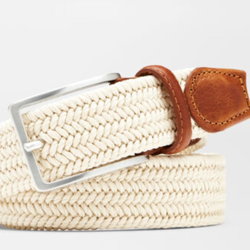 Peter Millar Waxed Braided Belt